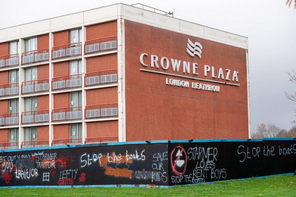 The building of Crowne Plaza Hotel London Heathrow.