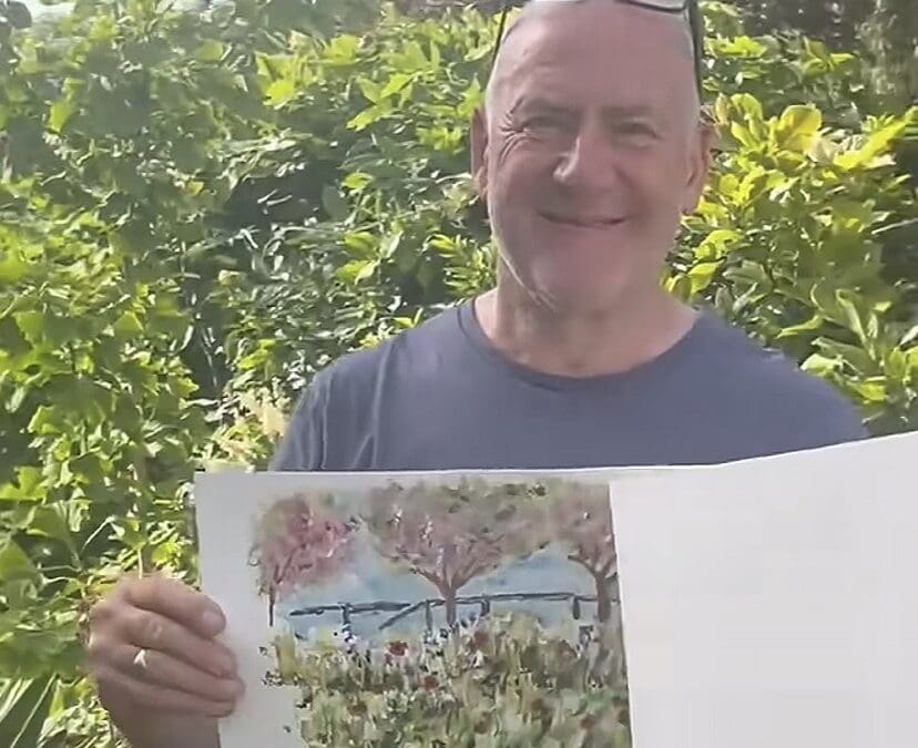 ‘Try new things’: Painting through colour blindness and Parkinson’s