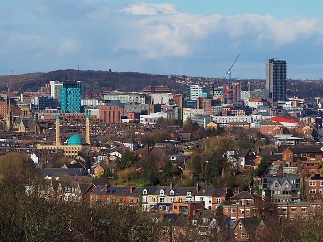 Could you reach a community space in Sheffield?